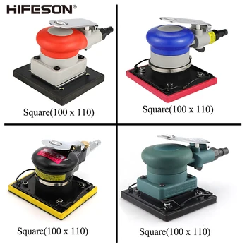 Характеристики HIFESON square 100 * 110 мм, пневматические инструменты, шлифовальный и полировальный станок, прочный шлифовальный станок по дереву